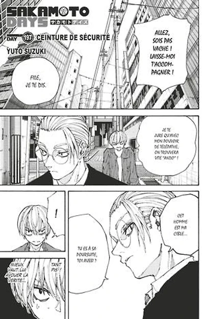 Sakamoto Days - Chapitre 197: Ceinture de sécurité