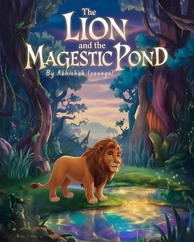 The Lion And The Majestic Pond