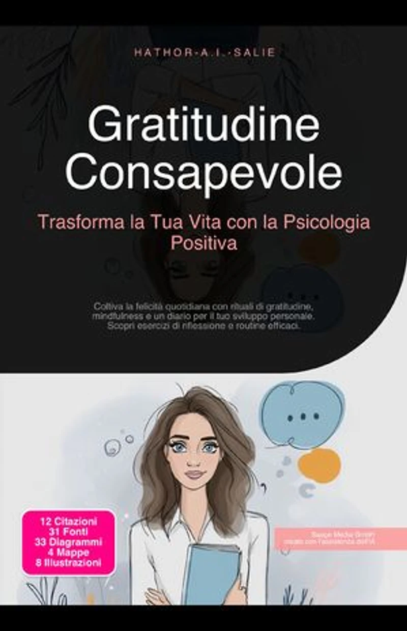 Gratitudine Consapevole: Trasforma la Tua Vita con la Psicologia Positiva: Coltiva la felicità quotidiana con rituali di gratitudine, mindfulness e un diario per il tuo sviluppo personale. Scopri esercizi di riflessione e routine efficaci.