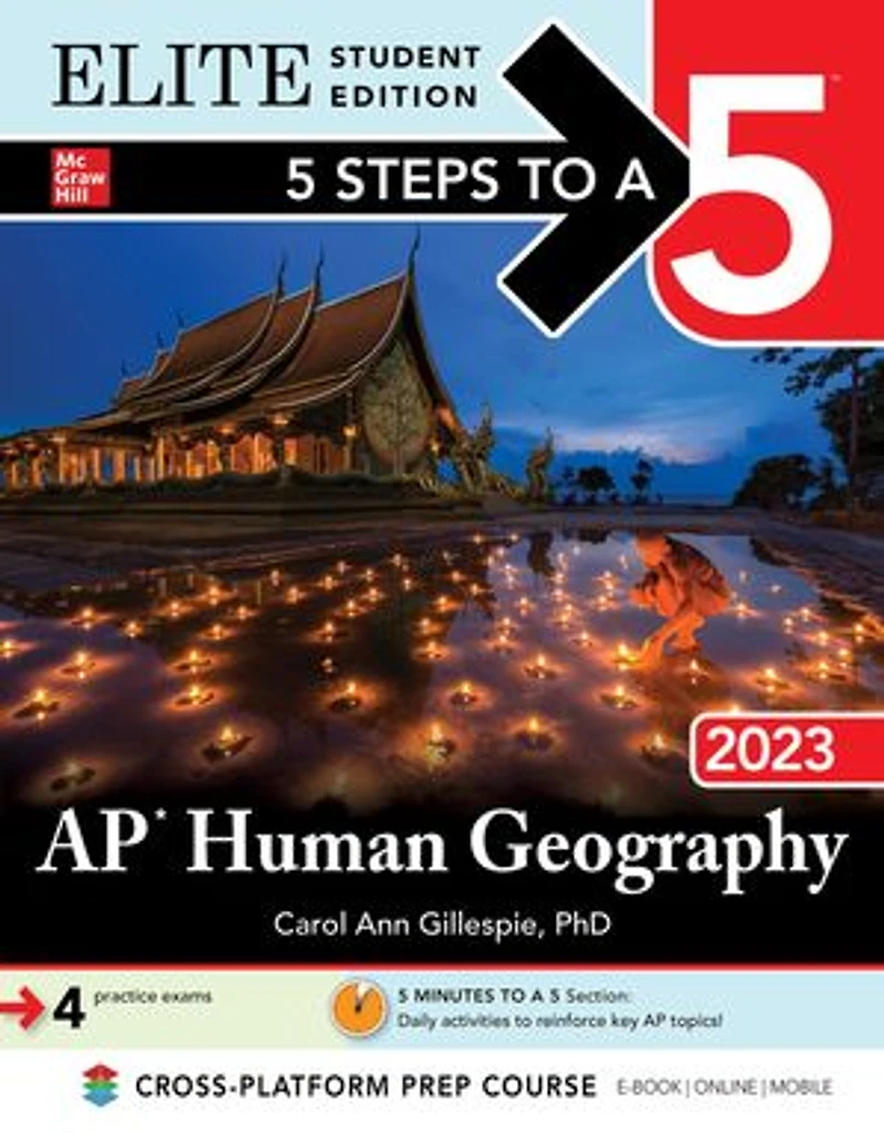 5 Steps To A 5: Ap Human Geography 2022 Elite Student Edition