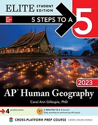 5 Steps To A 5: Ap Human Geography 2022 Elite Student Edition