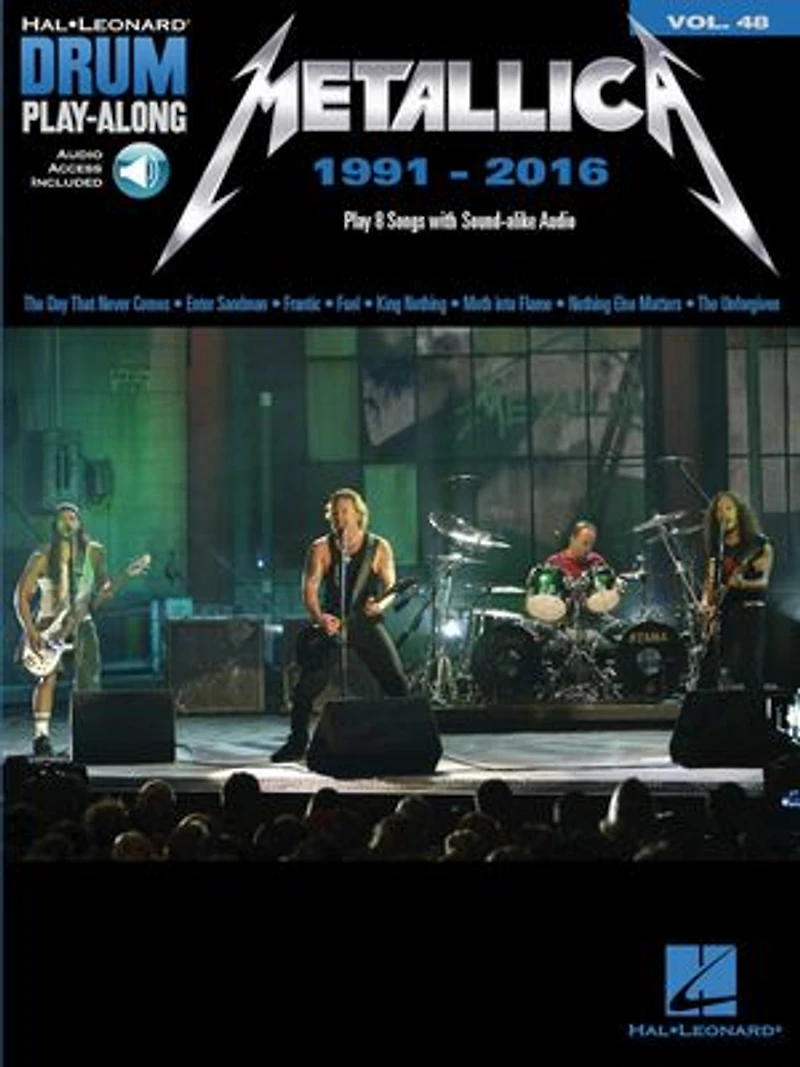 Metallica: 1991-2016: Drum Play-along Volume 48