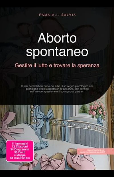 Aborto spontaneo: Gestire il lutto e trovare la speranza: Guida per l'elaborazione del lutto, il sostegno psicologico e la guarigione dopo la perdita in gravidanza, con consigli sull'autocompassione e il sostegno al partner.