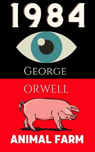 1984, Animal Farm (Set of 2 Books)