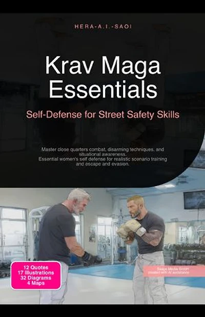 Krav Maga Essentials: Self-Defense for Street Safety Skills: Master close quarters combat, disarming techniques, and situational awareness. Essential women's self defense for realistic scenario training and escape and evasion.