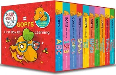 Gopi's First Box of Learning: Boxset of 10 Early Learning Board Books for Children (Age 1-5 years)