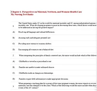 test bank Essentials of Maternity, Newborn, and Womens Health Nursing Third, North American Edition Edition