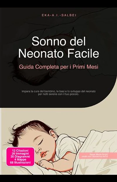 Sonno del Neonato Facile: Guida Completa per i Primi Mesi: Impara la cura del bambino, le basi e lo sviluppo del neonato per notti serene con il tuo piccolo.