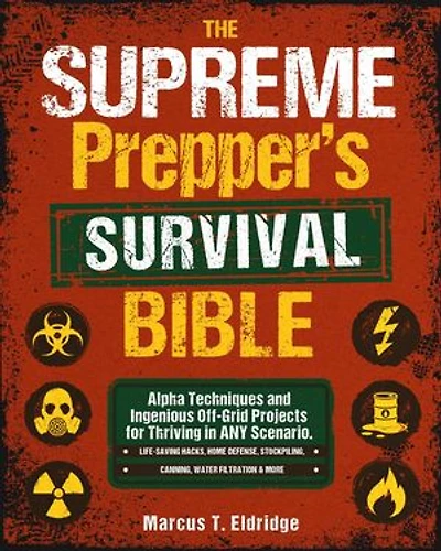 The Supreme Prepper's Survival Bible: Alpha Techniques and Ingenious Off-Grid Projects for Thriving in ANY Scenario. Life-Saving Hacks, Home Defense, Stockpiling, Canning, Water Filtration & More