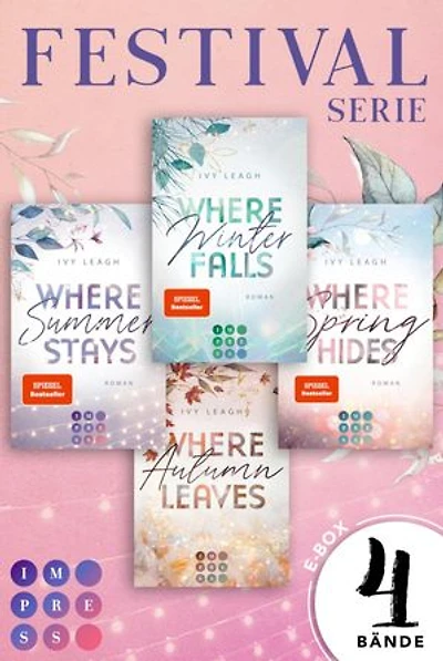 Festival-Serie: 4 Bände in einem Bundle!: BookTok-Bestseller New Adult Romance über die Schatten der Vergangenheit