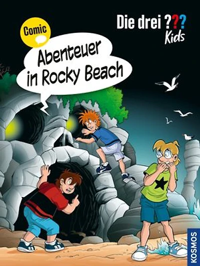 Die drei ??? Kids Abenteuer in Rocky Beach (drei Fragezeichen Kids): 7 spannende Comics mit Justus, Peter und Bob - rasante und leicht lesbare Fälle für Krimi-Fans ab 8 Jahren.