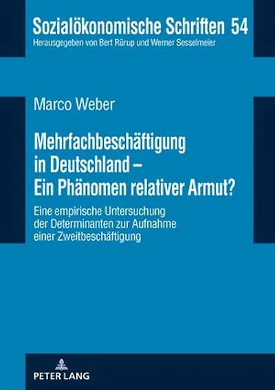 Mehrfachbeschaeftigung in Deutschland - Ein Phaenomen relativer Armut?: Eine empirische Untersuchung der Determinanten zur Aufnahme einer Zweitbeschaeftigung
