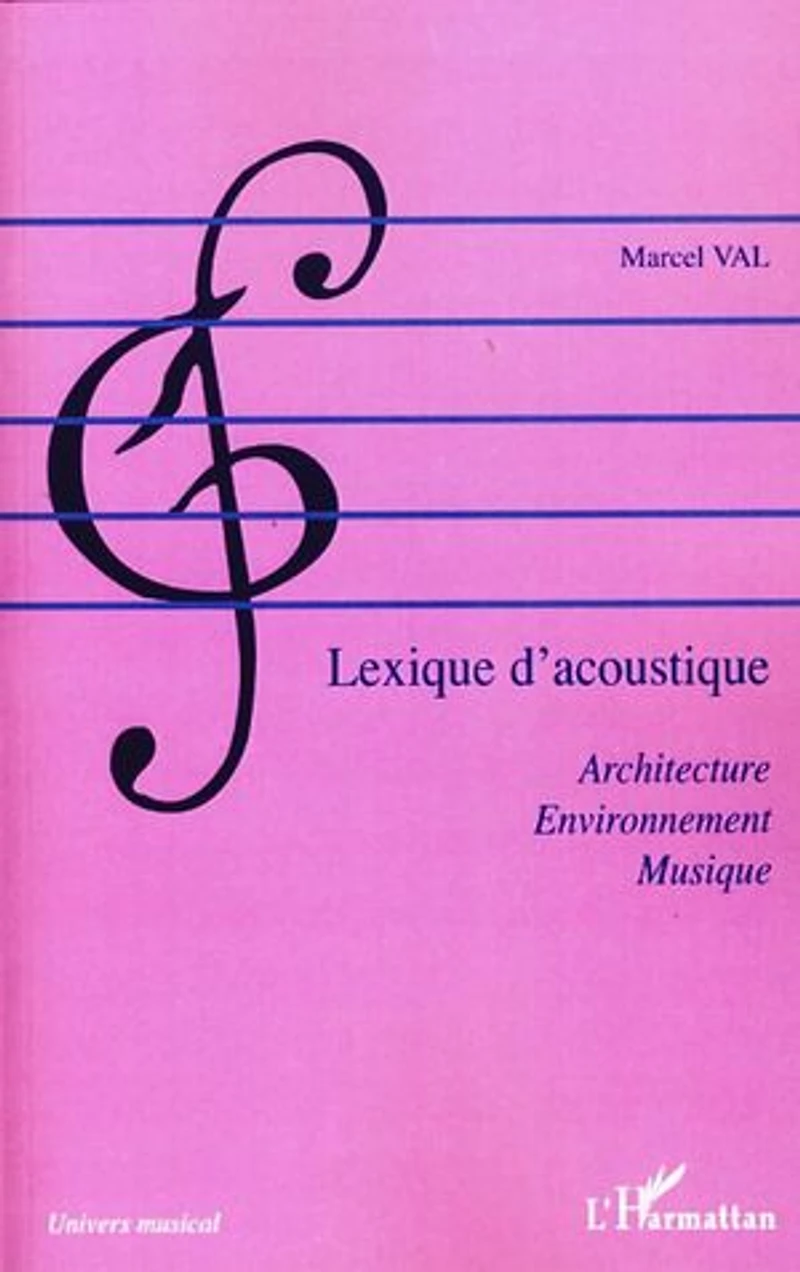Lexique d'acoustique - architecture, environnement, musique