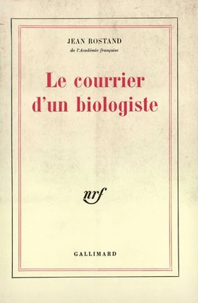 Le courrier d'un biologiste