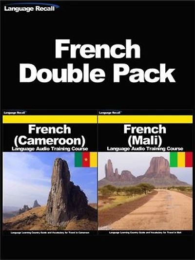French Double Pack: Language Audio Learning Country Guide and Vocabulary Training Course Collection for Travel in Cameroon and Mali