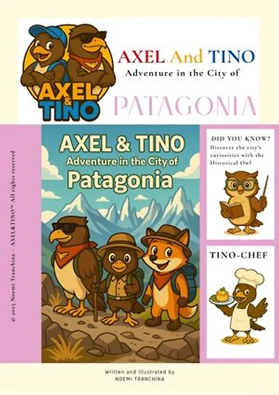 AXEL&TINO Adventure in the city of Patagonia: Educationa kid ebooks, 7-12
