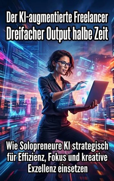 Der KI‑augmentierte Freelancer: Dreifacher Output halbe Zeit: Wie Solopreneure KI strategisch für Effizienz, Fokus und kreative Exzellenz einsetzen