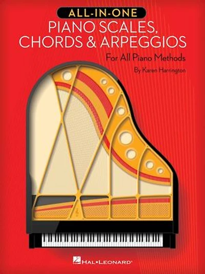 All-in-one Piano Scales, Chords & Arpeggios: For All Methods