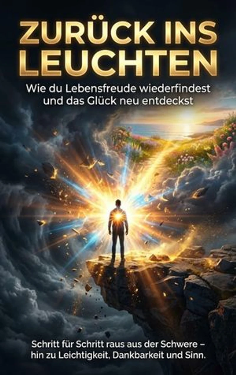 Zurück ins Leuchten: Wie du Lebensfreude wiederfindest und das Glück neu entdeckst: Schritt für Schritt raus aus der Schwere – hin zu Leichtigkeit, Dankbarkeit und Sinn.