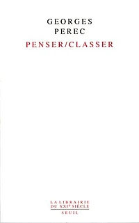 Penser, classer