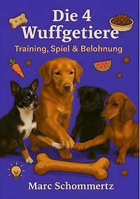 Die 4 Wuffgetiere - Training, Spiel & Belohnung: 30 kreative Rezepte für Hundeleckerli und Tipps für Training