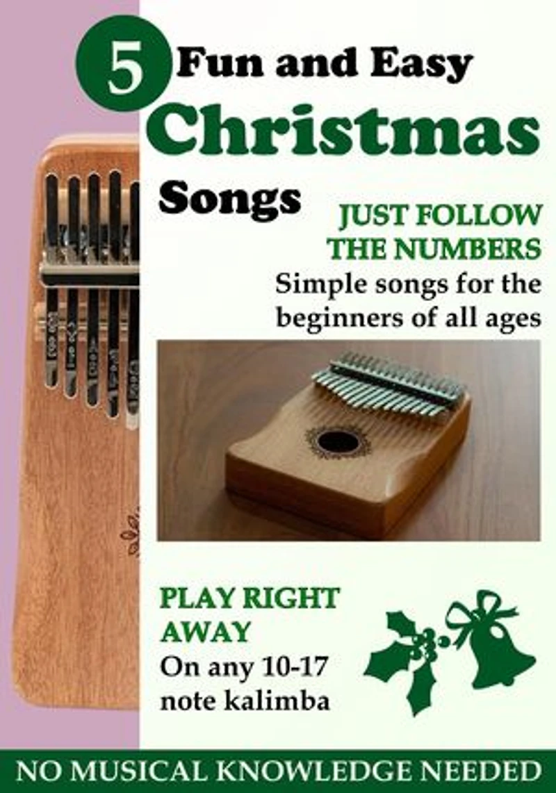 5 Fun and Easy Christmas Songs for Kalimba: Simple Songs for Beginners of All Ages