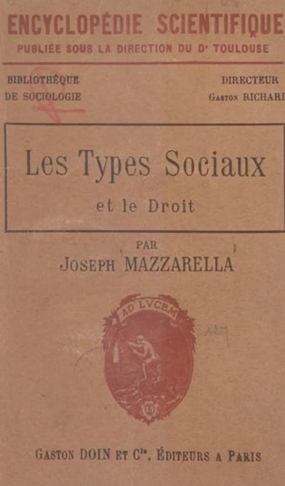 Les types sociaux et le droit