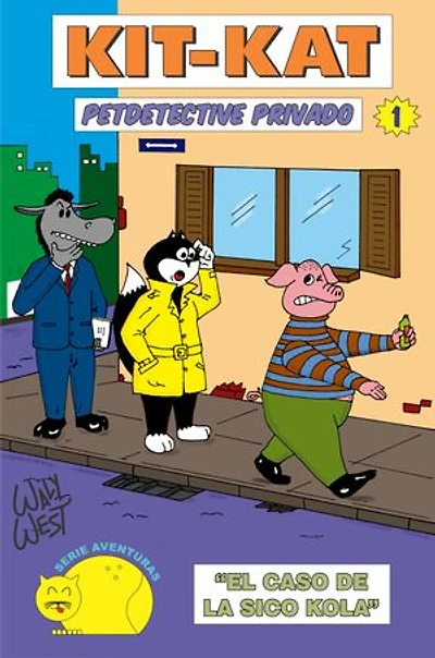 Kit Kat Petdetective Privado - El caso de la Sico Kola: Humor y diversión en un enredado caso de sonámbulos y robos, donde hasta el jefe de detectives se encuentra envuelto.