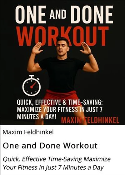 One and Done Workout: Quick, Effective Time-Saving Maximize Your Fitness in Just 7 Minutes a Day
