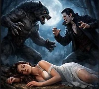 Moonlit Werewolf Love