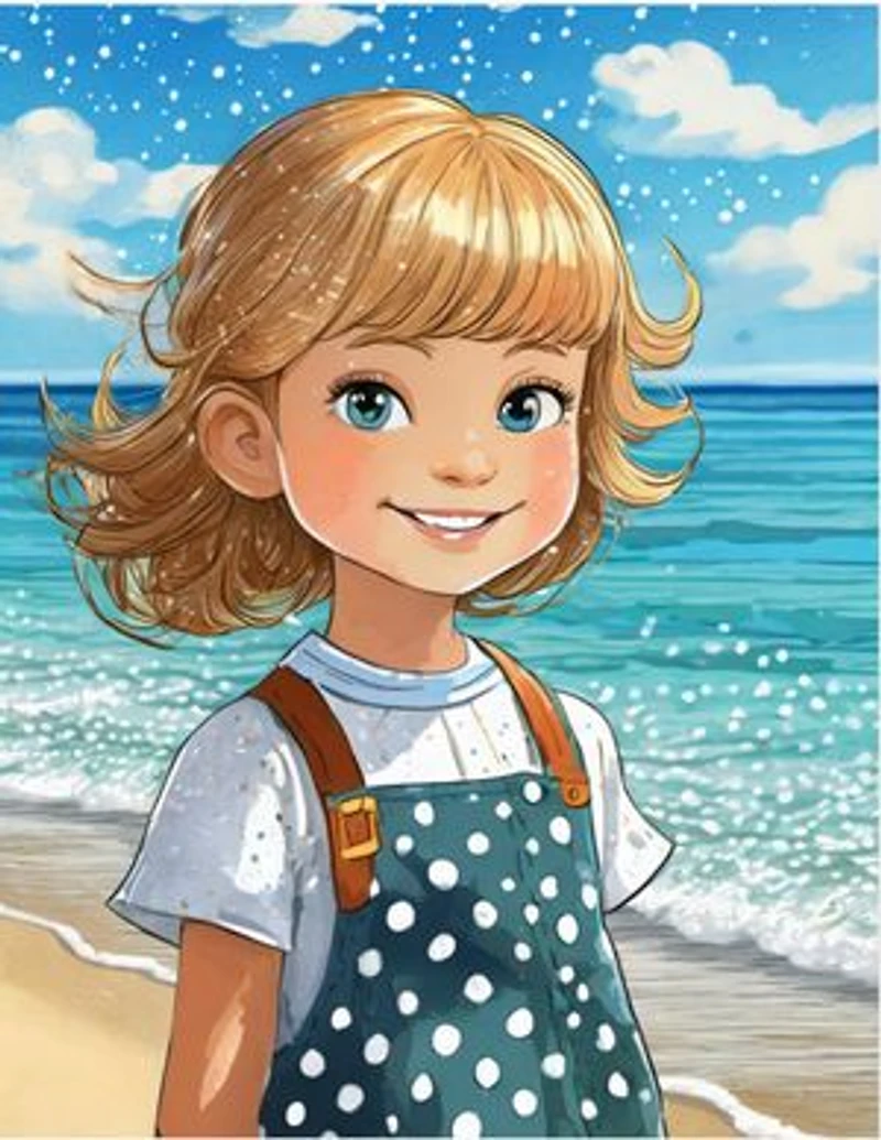 Hannah am Meer