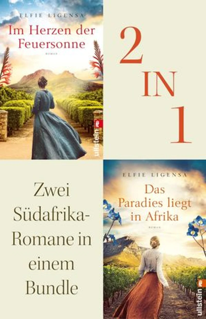 Im Herzen der Feuersonne // Das Paradies liegt in Afrika: Zwei Südafrika-Romane in einem Bundle | Zwei bewegende historische Liebesromane über Neuanfang, Leidenschaft und starke Frauen