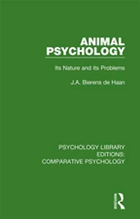 Animal Psychology: Its Nature And Problems