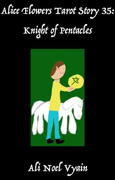 Knight of Pentacles: Alice Flowers Tarot, #35