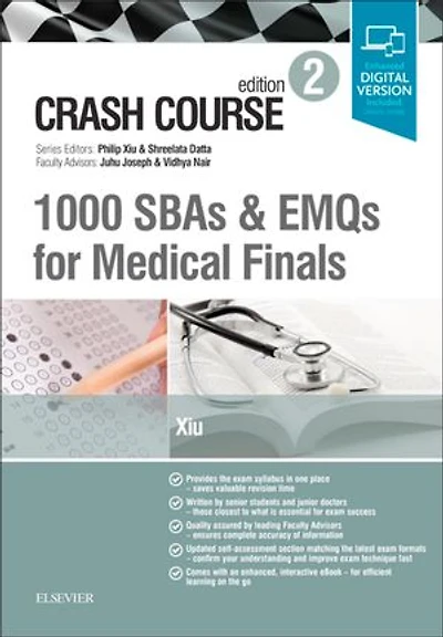 Crash Course 1000 SBAs for Finals and the MLA - Medicine Surgery