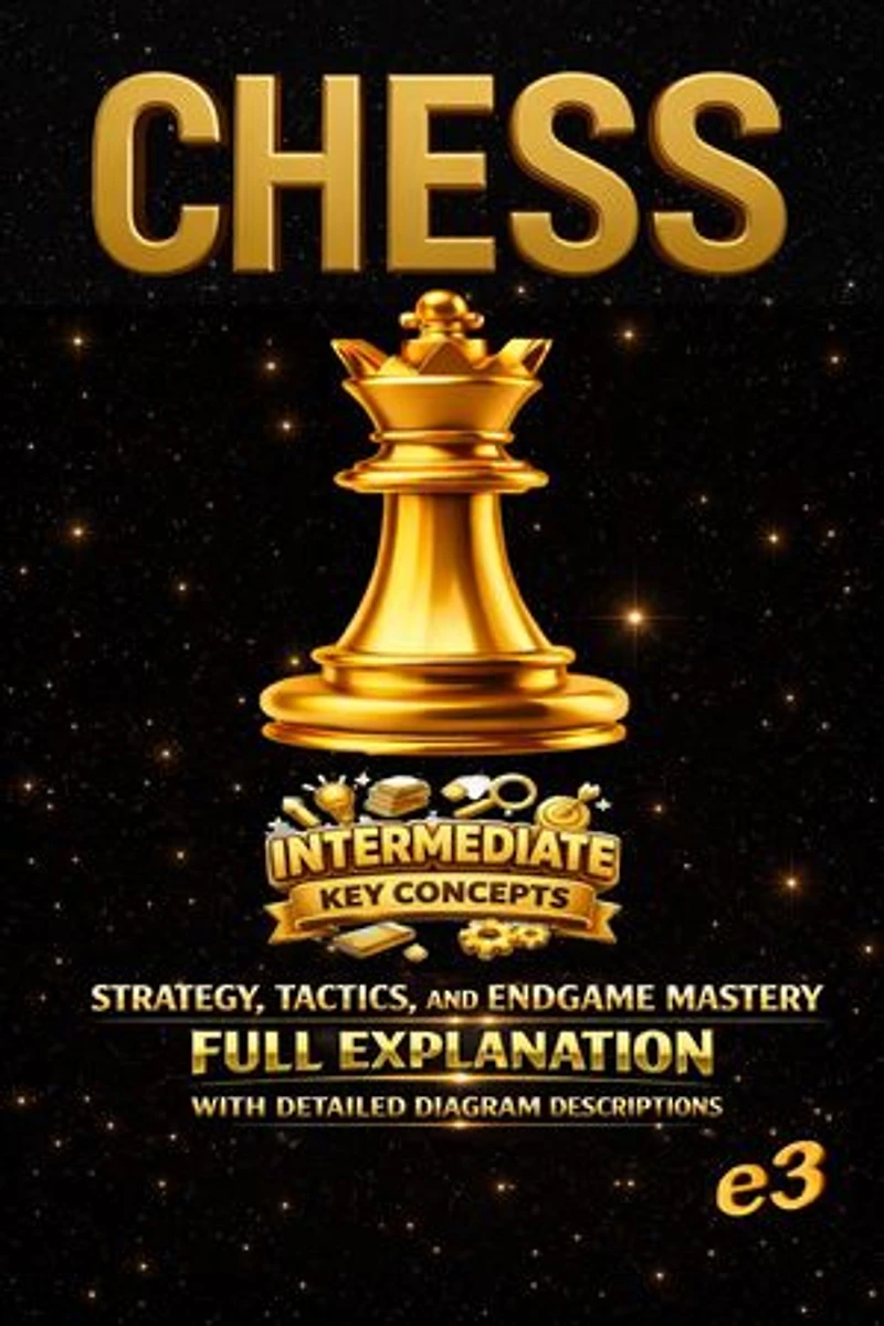 CHESS : Intermediate (Key Concepts) ; Strategy, Tactics, and Endgame Mastery; Full Explanation With Detailed Diagram Descriptions: Chess, #4