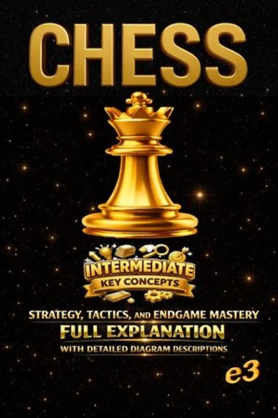 CHESS : Intermediate (Key Concepts) ; Strategy, Tactics, and Endgame Mastery; Full Explanation With Detailed Diagram Descriptions: Chess, #4