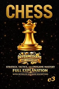 CHESS : Intermediate (Key Concepts) ; Strategy, Tactics, and Endgame Mastery; Full Explanation With Detailed Diagram Descriptions: Chess, #4