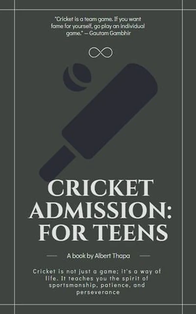 Cricket Admission: For Teens