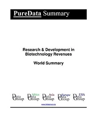 Research & Development in Biotechnology Revenues World Summary: Market Values & Financials by Country