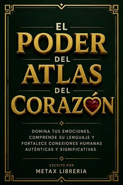 El Poder Del Atlas Del Corazon: Domina Tus Emociones, Comprende Su Lenguaje Y Fortalece Conexiones Humanas Auténticas Y Significativas