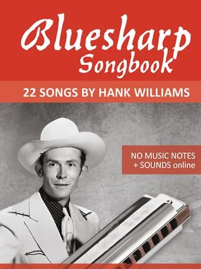 Bluesharp Songbook - 22 Songs by Hank Williams: No Music Notes + Sounds online