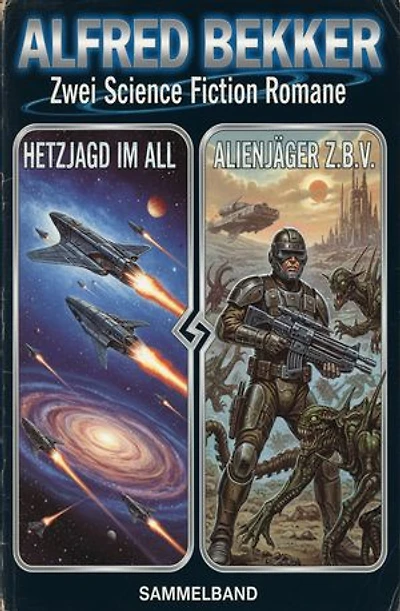 Zwei Science Fiction Romane: Hetzjagd im All / Alienjäger z.b.V.