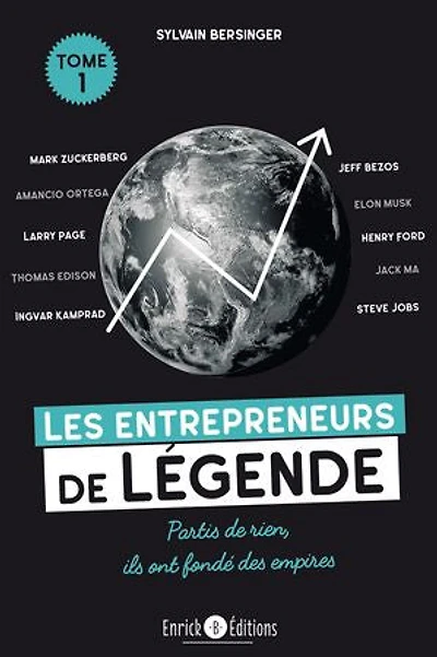 Les entrepreneurs de légende tome 1 (3e édition): Thomas Edison, Henry Ford, Steve Jobs, Jeff Bezos, Elon Musk, Mark Zuckerberg, Jack Ma (Alibaba), Amancio Ortega Gaona (Zara), Ingvar Kamprad (IKEA), Larry Page et Sergey Brin (Google) ... Partis...