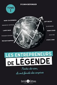 Les entrepreneurs de légende tome 1 (3e édition): Thomas Edison, Henry Ford, Steve Jobs, Jeff Bezos, Elon Musk, Mark Zuckerberg, Jack Ma (Alibaba), Amancio Ortega Gaona (Zara), Ingvar Kamprad (IKEA), Larry Page et Sergey Brin (Google) ... Partis...