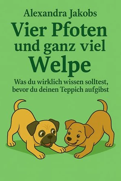 vier Pfoten und ganz viel Welpe