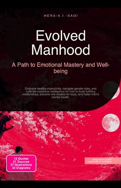 Evolved Manhood: A Path to Emotional Mastery and Well-being: Embrace healthy masculinity, navigate gender roles, and cultivate emotional intelligence for men to build fulfilling relationships, become role models for boys, and foster men's mental health.