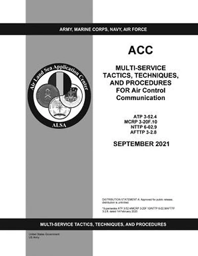 ACC Multi-Service Tactics, Techniques, and Procedures for Air Control Communication ATP 3-52.4 MCRP 3-20F.10, NTTP 6-02.9, AFTTP 3-2.8 September 2021
