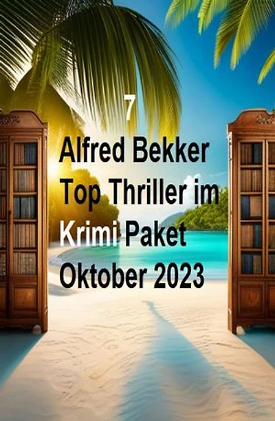 7 Alfred Bekker Top Thriller im Krimi Paket Oktober 2023
