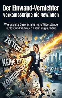 Der Einwand‑Vernichter: Verkaufsskripte die gewinnen: Wie gezielte Gesprächsführung Widerstände auflöst und Vertrauen nachhaltig aufbaut